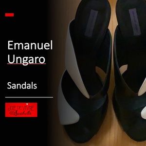 Emanuel Ungaro Two-Tone Sandals